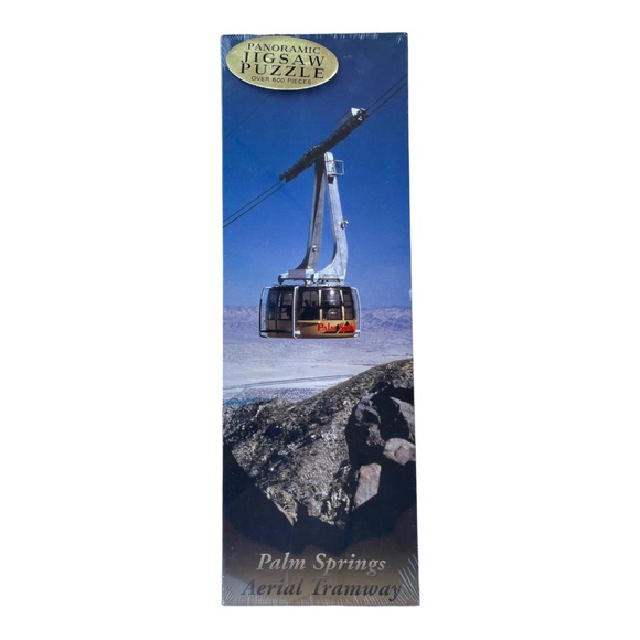 Impact Photographics Other - Palm Springs Aerial Tramway Panoramic Jigsaw Puzzle by Impact Photograph